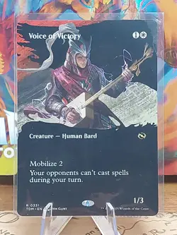 MTG - Voice of Victory - Borderless - TDM 0331 - Tarkir: Dragonstorm - Rare - Image 1
