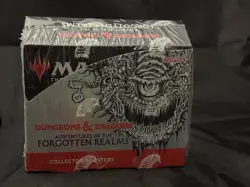 Magic The Gathering Adventures in the Forgotten Realms Collector Booster Box New - Image 1