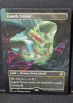 Zagoth Triome (Showcase) Non-Foil - Ikoria: Lair of Behemoths MTG - 313 NM/M - Image 1