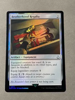 Brotherhood Regalia ACR #71 Foil Standard Art NM MTG - Image 1