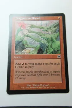 MTG Brightstone Ritual x1- -Onslaught-Lightly Played - Image 1