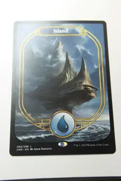 MTG Island x1- -Unsanctioned-Lightly Played - Image 1