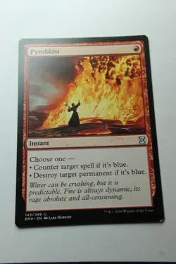 MTG Pyroblast x1- -Eternal Masters-Lightly Played - Image 1