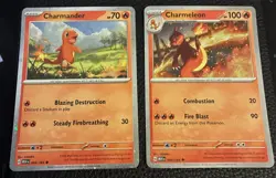 Pokemon TCG Charmeleon 005/165 Charmander 004/165 Cosmos Holo Promos NM - Image 1