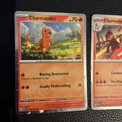 Pokemon TCG Charmeleon 005/165 Charmander 004/165 Cosmos Holo Promos NM - Image 2