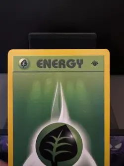 Pokemon Card Grass Energy 108/111 1st Edition Neo Genesis Non Holo Near Mint - Image 2