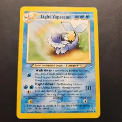 2002 Light Vaporeon 52/105 - Neo Destiny Non-Holo Uncommon - Pokemon TCG - LP - Image 1