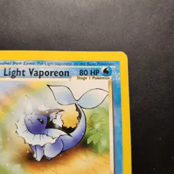 2002 Light Vaporeon 52/105 - Neo Destiny Non-Holo Uncommon - Pokemon TCG - LP - Image 2