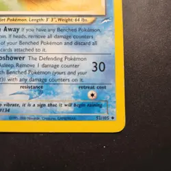 2002 Light Vaporeon 52/105 - Neo Destiny Non-Holo Uncommon - Pokemon TCG - LP - Image 3