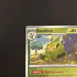 Swadloon 002/086 master Ball Reverse Holo Pokemon TCG White Flare English - Image 4