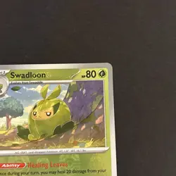 Swadloon 002/086 master Ball Reverse Holo Pokemon TCG White Flare English - Image 5