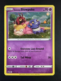 Pokemon TCG - Galarian Slowpoke Cosmos Holo - Sword And Shield Promo SWSH126 - Image 1