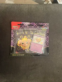 Pokemon Paldean Fates Tech Sticker Collection - NEW FACTORY SEALED - Fidough - Image 1