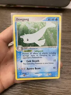 Pokemon TCG Dewgong #3/112 Holo Rare EX FireRed & LeafGreen 2004 VTG LP Swirl 🌀 - Image 1