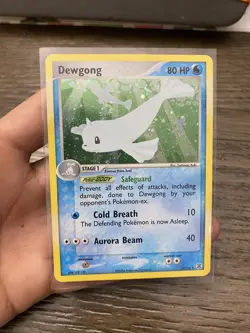 Pokemon TCG Dewgong #3/112 Holo Rare EX FireRed & LeafGreen 2004 VTG LP Swirl 🌀 - Image 2
