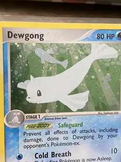 Pokemon TCG Dewgong #3/112 Holo Rare EX FireRed & LeafGreen 2004 VTG LP Swirl 🌀 - Image 4