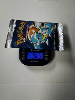 1999 German Pokemon 1st Edition Base Set Pack Sealed Heavy Pack Blastoise Art - Image 3