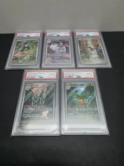 Lot Of 5 Pokemon PSA 10 SLABS MEGA EVOLUTION Illustration Rares - Image 1