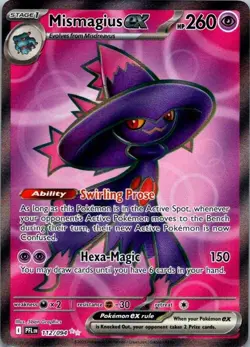 Mismagius ex Ultra Rare ME02 Phantasmal Flames 112/094 Pokemon TCG NM (SKU 1-2) - Image 1
