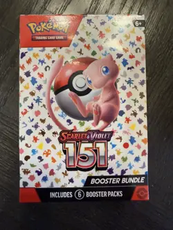 Pokemon 151 Scarlet Violet Booster Bundle English TCG, New Sealed - Image 1
