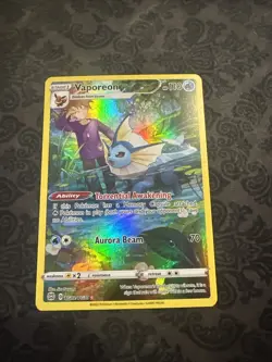 Pokemon Vaporeon Ultra Rare SWSH09: Brilliant Stars Trainer Gallery TG02/TG30 - Image 1