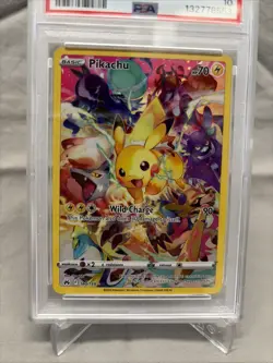 Pokemon Pikachu 160/159 Full Art Secret Rare Crown Zenith 2023 PSA 10 - Image 4