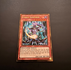 Chaos Sorcerer [PGLD-EN084] Gold Rare Near Mint 1st Edition Yugioh - Image 1