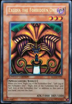 Yu-Gi-Oh! Exodia The Forbidden One MC1-EN001 Secret Rare Limited [NM-M]| EN 2004 - Image 1