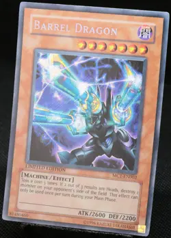 Yu-Gi-Oh! Barrel Dragon MC1-EN002 Secret Rare Limited Edition [NM-M] | EN 2004 - Image 3