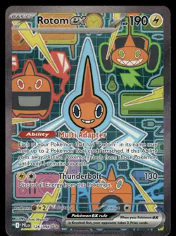 Pokemon Cards Rotom ex 126/094 Phantasmal Flames Special Illustration Rare NM - Image 1