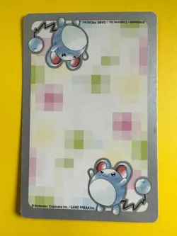 Politoed pokemon Playing Poker Card Silver Marill Nintendo Japanese - Image 4