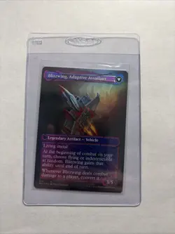 FOIL BLITZWING, CRUEL TORMENTOR (SHATTERED GLASS) Transformer Magic MTG CARD - Image 2
