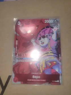 Bepo (Winner Pack Vol. 7) P-019 One Piece Promotion Card Foil - Image 1