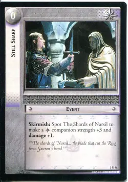 Lord Of The Rings CCG Card RotEL 3.U46 Still Sharp - Image 1
