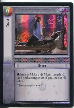 Lord Of The Rings CCG Foil Card EoF 6.C56 Trust - Image 1
