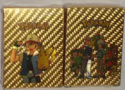 Lot of 2 Boxes Sealed Collector's Pokemon Gold Foil Cards Custom Fan Art - Image 1