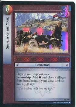 Lord Of The Rings CCG Foil Card TTT 4.R290 Supplies Of The Mark - Image 1
