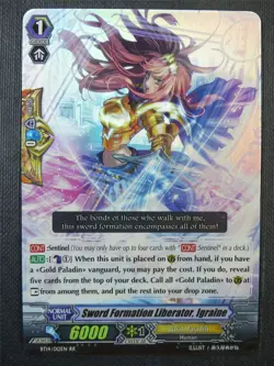 Sword Formation Liberator Igraine BT14 RR - Vanguard Card #6P9 - Image 1