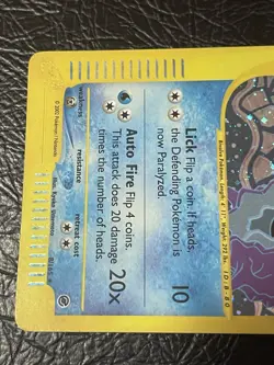 Cloyster 8/165 Expedition Holo Rare Cosmos WOTC Series Nintendo Pokemon Card - Image 3