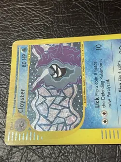 Cloyster 8/165 Expedition Holo Rare Cosmos WOTC Series Nintendo Pokemon Card - Image 4