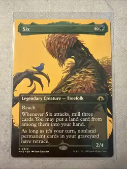 Six (Borderless) MH3 #370 - MTG Modern Horizons 3 Near Mint - Image 1