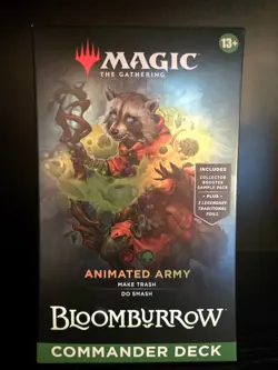 MTG Bloomburrow Commander Deck Animated Army BLC New Sealed Magic The Gathering - Image 1