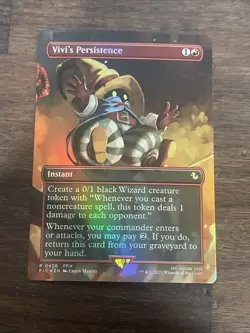 Vivi's Persistence (Borderless) Commander: Final Fantasy Foil - Image 1
