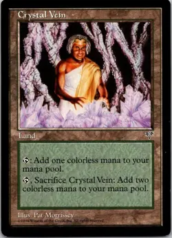 MTG Magic The Gathering Crystal Vein Mirage Played See Scan D - Image 1