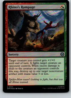 Rhino's Rampage Foil SPM #141 MTG - Image 1
