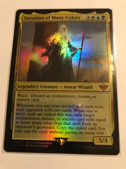 Saruman of Many Colors Game Day & Store Championship Promos Foil - Image 2