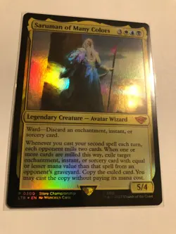 Saruman of Many Colors Game Day & Store Championship Promos Foil - Image 3