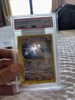 Pokemon Lugia Aquapolis Crystal Type Holo Rare #149 PSA 6 - Image 2