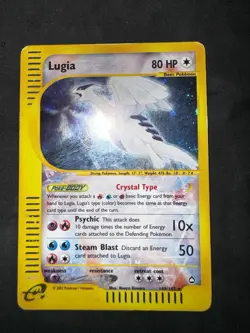 Pokemon Lugia Crystal 149/147 Aquapolis Holo ENG - No Charizard Gold Star - Image 1