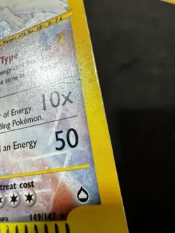 Pokemon Lugia Crystal 149/147 Aquapolis Holo ENG - No Charizard Gold Star - Image 3